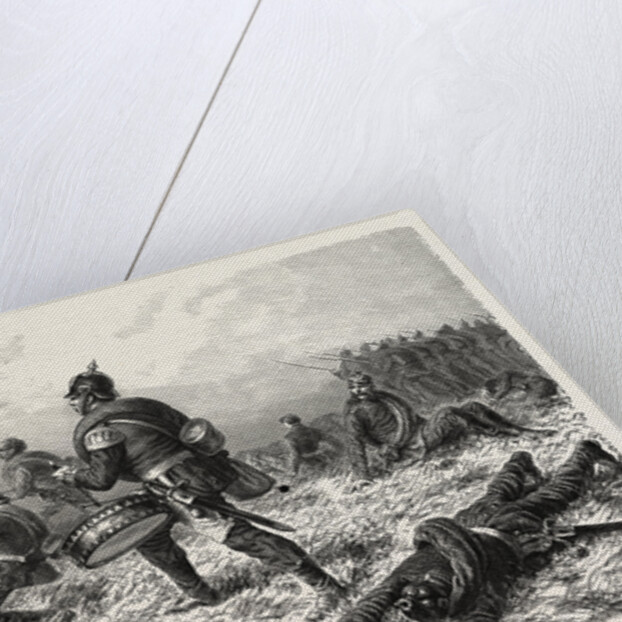 The Drum of the Emperor Alexander Regiment at Le Bourget, France by Anonymous