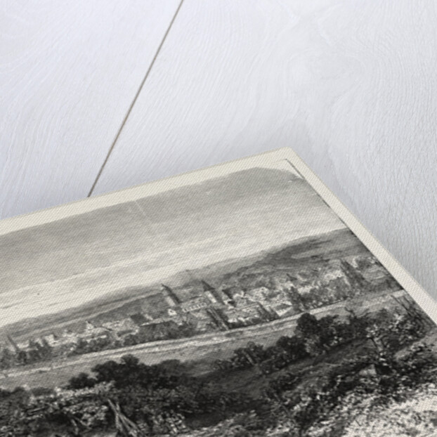 View of the City of Wissembourg in Alsace 1870 by Anonymous