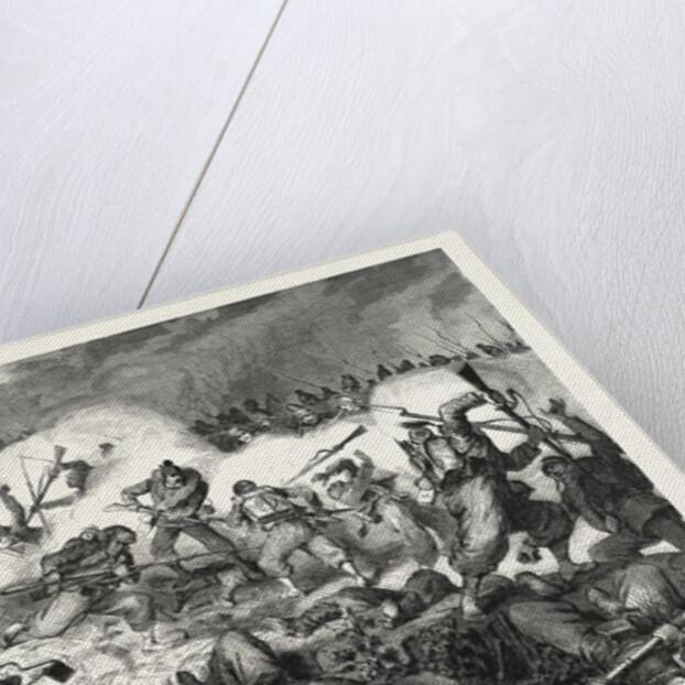 Fight the 10th Bavarian Battalion of Hunters against the Turcos in the Vineyards of Wissembourg the August 4 1870 by Anonymous