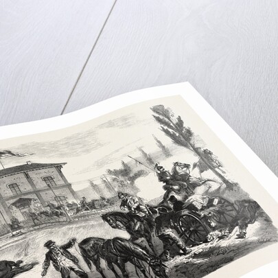 The Railway Station of Courcelles in the Morning of 16 August 1870 by Anonymous