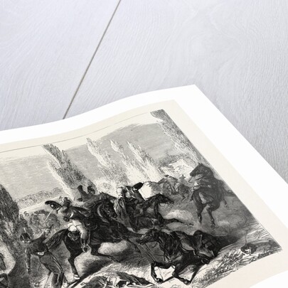 The Third Saxon Cavalry Regiment at the Fight of Buzancy, August 27 1870 by Anonymous