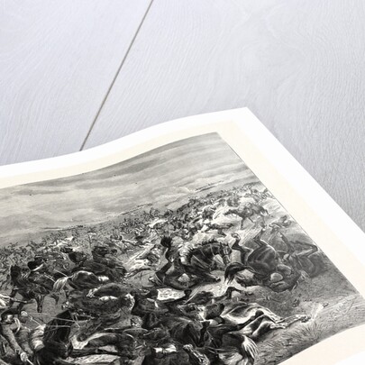 Rapid Fire of the Prussian Infantry Riders against the French Cavalry, the Battle of Sedan, September 1 1870 by Anonymous