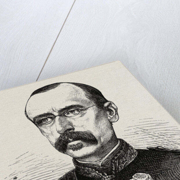 Faidherbe General, Commander in Chief of the Northern French Army, Engraving 1870 by Anonymous