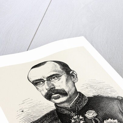 Faidherbe General, Commander in Chief of the Northern French Army, Engraving 1870 by Anonymous