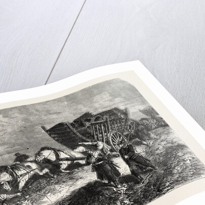 German Soldiers Battle of Paris 1870 by Anonymous