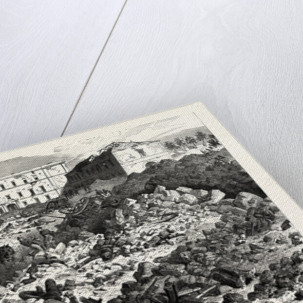 The Citadel of Laon after the Explosion, September 9 1870 by Anonymous