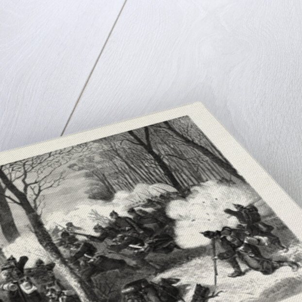 Bourget Defence by French Sailors on 24 December 1870 by Anonymous