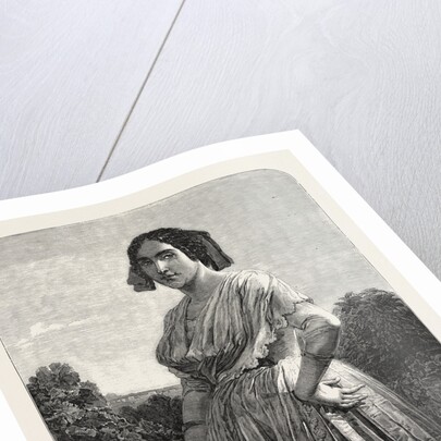 Roman Country Girl. From a Painting by Riedel by Anonymous