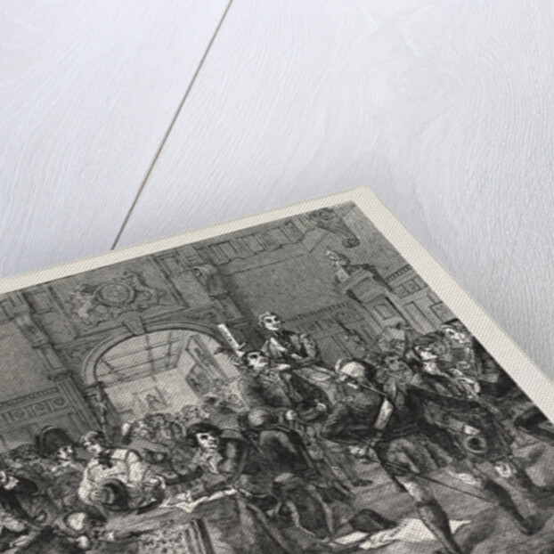 Drawing for the Militia. Painted by J. Phillip. Exhibition of the Royal Academy by Anonymous