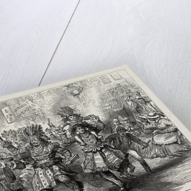 The Centennial Celebration of American Independence: An Indian Carnival: Philadelphia Street Scene on the Night of the Fourth of July, 1876. by Anonymous