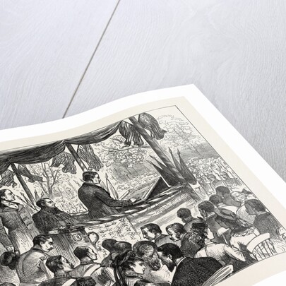 The Centennial Celebration of American Independence: The Fourth of July in Philadelphia: Mr. Richard Henry Lee Reading the Original Document of the Declaration of Independence. 1876 by Anonymous
