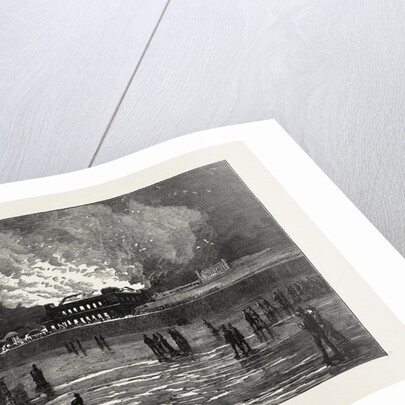 Burning of the Scarborough Spa Saloon by Anonymous