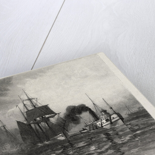 A Tow on Lake St. Clair, Canada by Anonymous