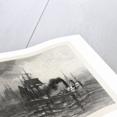 A Tow on Lake St. Clair, Canada by Anonymous