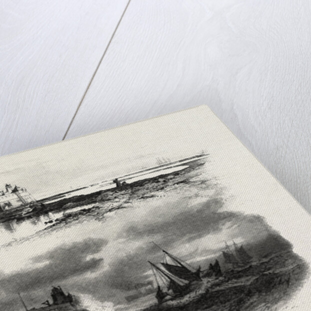 New Brunswick, Beacon Light, St. John, at Low and High Tide, Canada by Anonymous