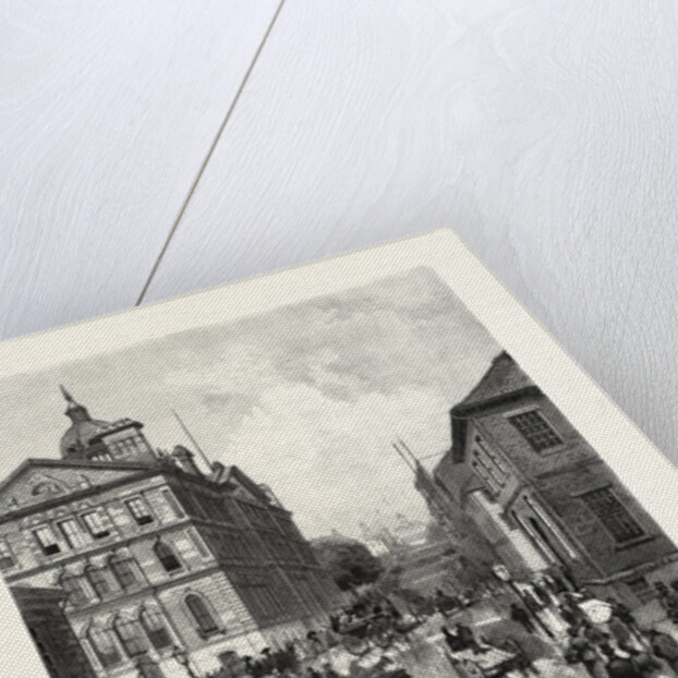 Nova Scotia, Looking Up George Street, Halifax, Canada by Anonymous