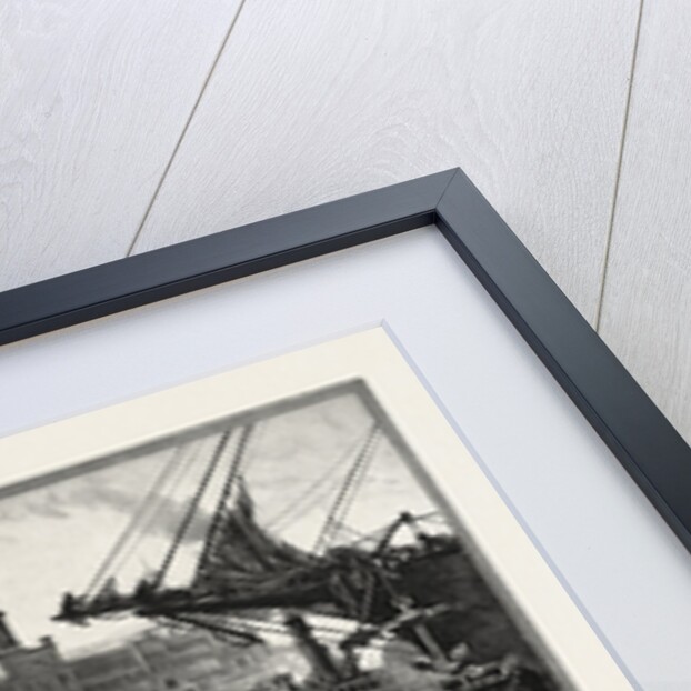 Montreal, Commisioner's Wharf, Bonsecours Market and Bonsecours Church, Canada by Anonymous