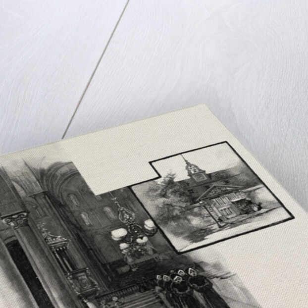 Montreal, in the Chapel of Grey Nunnery and the Gateway of the Seminary of St. Sulpice, Canada by Anonymous