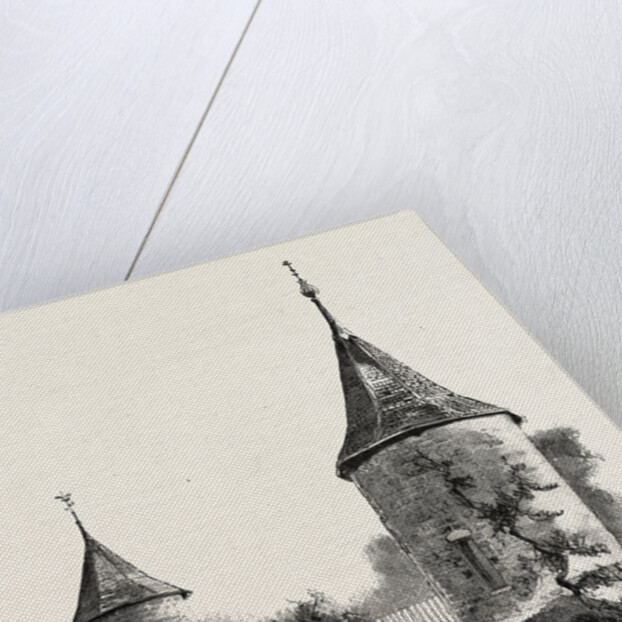 Ancient Towers at Montreal College, Canada by Anonymous