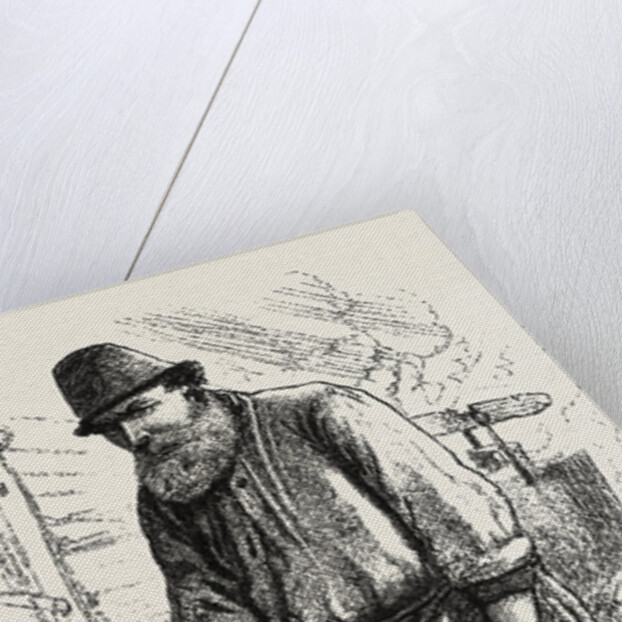 Men of the Bush, the Cook, Sketches from Life, Canada by Anonymous