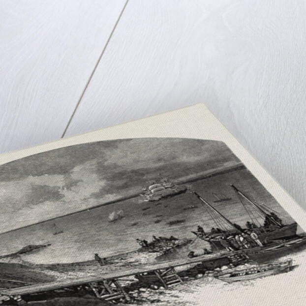 York Factory Arrival of Hudson's Bay Company's Ship, Canada by Anonymous