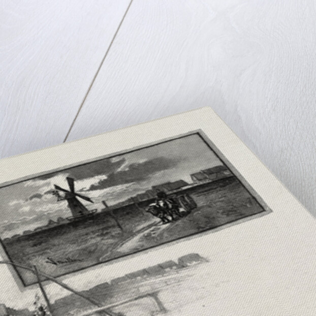 A Mennonite Village, Canada by Anonymous