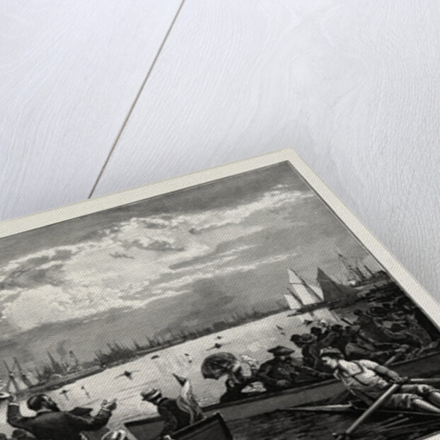 Toronto Harbour, a Sculling Match, Canada by Anonymous