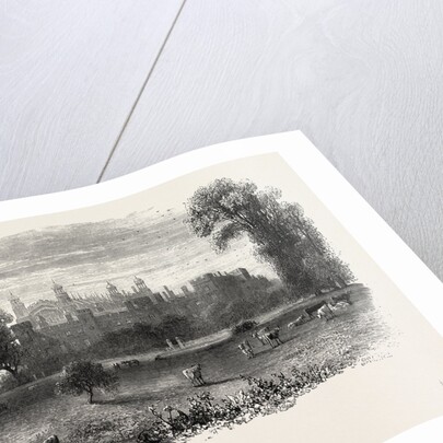 Eton College, from the River by Anonymous