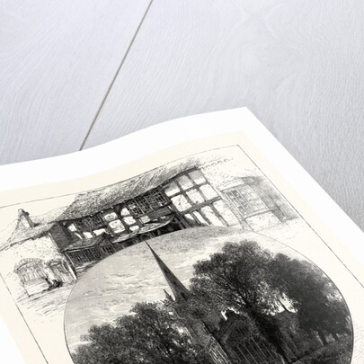 Stratford Church, and Shakespeare's House, Stratford Upon Avon, Stratford-Upon-Avon by Anonymous