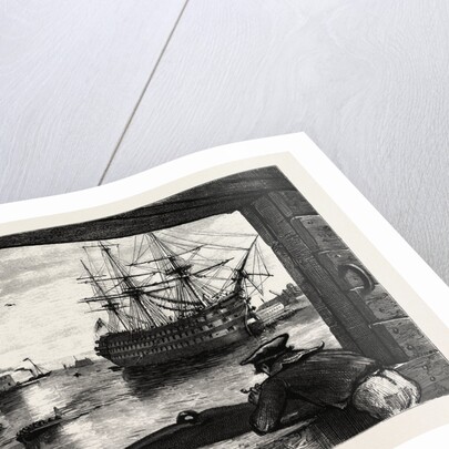 The Victory, Nelson's Ship. Horatio Nelson, 1st Viscount Nelson, British Admiral by Anonymous