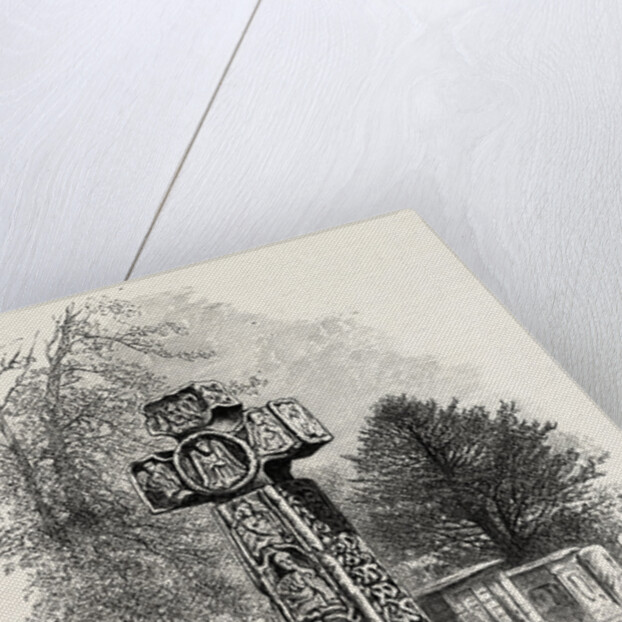 Cross at Eyam, Derbyshire, England by Anonymous
