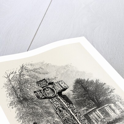 Cross at Eyam, Derbyshire, England by Anonymous