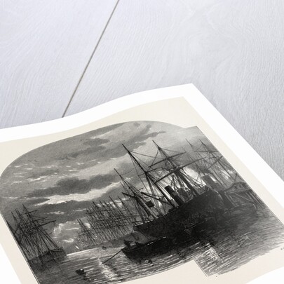 Scenery of the Thames: In the Pool, Colliers Unloading by Anonymous