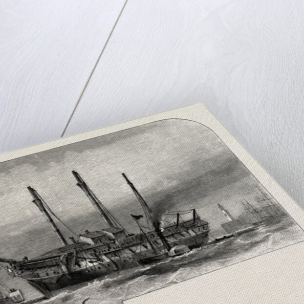An Old Hulk in the Thames by Anonymous