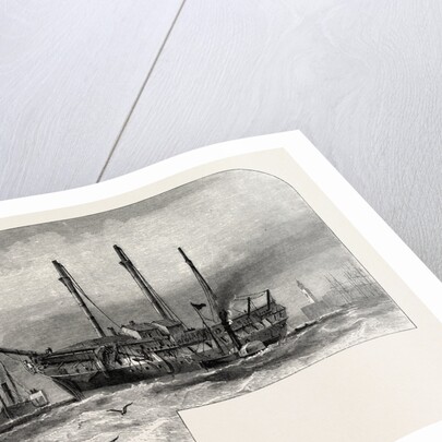 An Old Hulk in the Thames by Anonymous