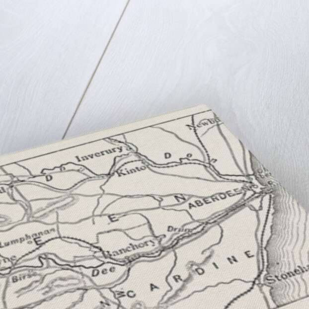 Map of the Highland Dee by Anonymous