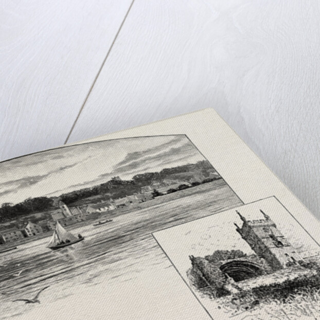 Culross, from the Pier, Culross Abbey by Anonymous