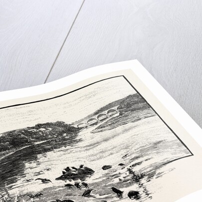 Coldstream Bridge, from Up-Stream by Anonymous