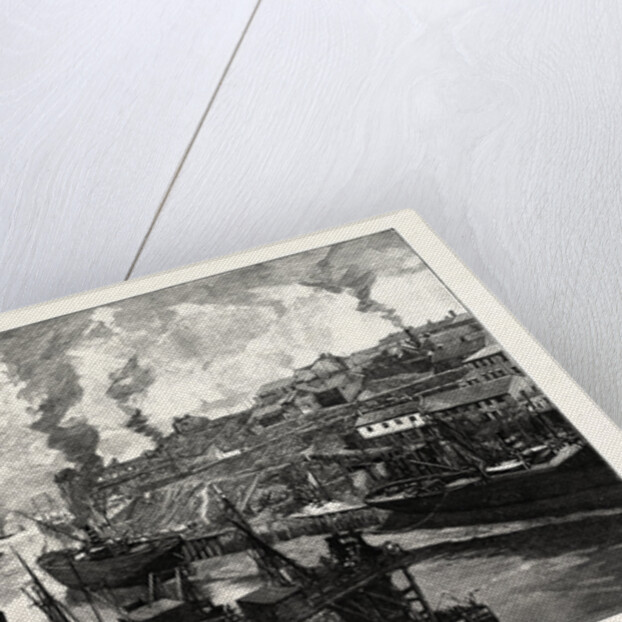 Looking Up the River, Sunderland by Anonymous