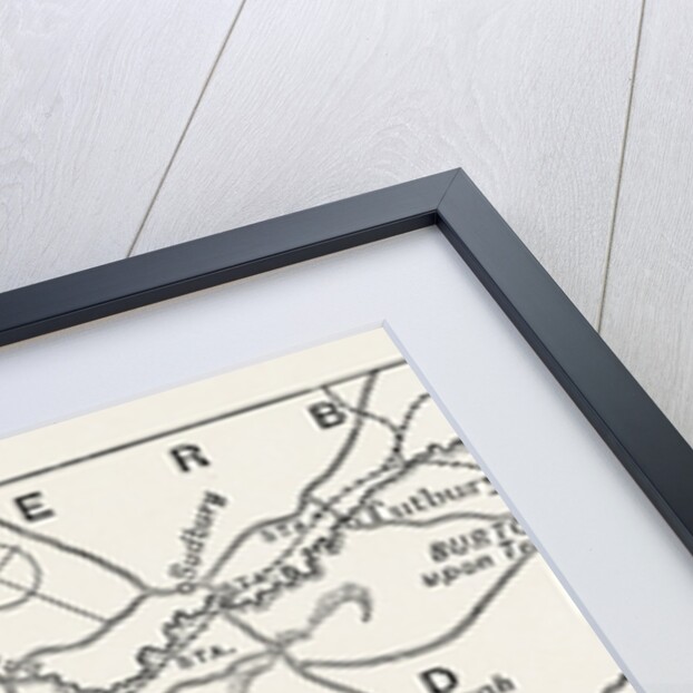 Map of the Trent, from the Source to Newton Solney by Anonymous