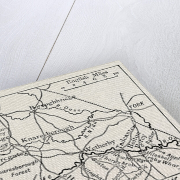 Map of the Course of the Wharfe by Anonymous