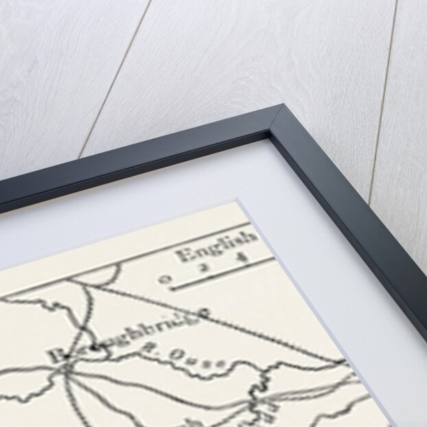 Map of the Course of the Wharfe by Anonymous