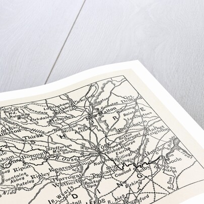 Map of the Course of the Ouse by Anonymous
