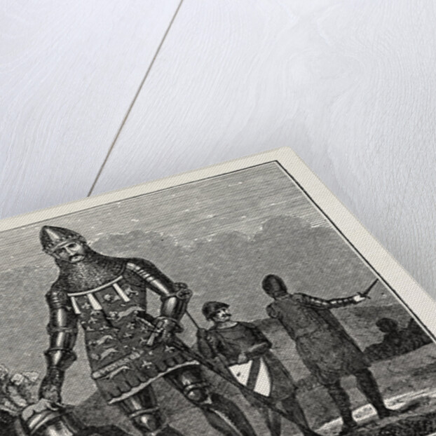 Military Costume of Edward the Black Prince, Edward of Woodstock, in 1376. by Anonymous