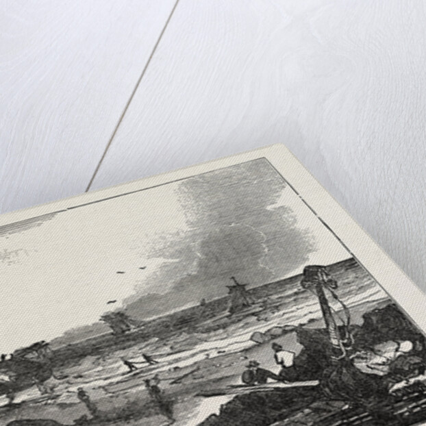 The Betsy Cains Ashore at Tynemouth by Anonymous