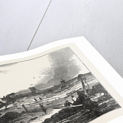 The Betsy Cains Ashore at Tynemouth by Anonymous