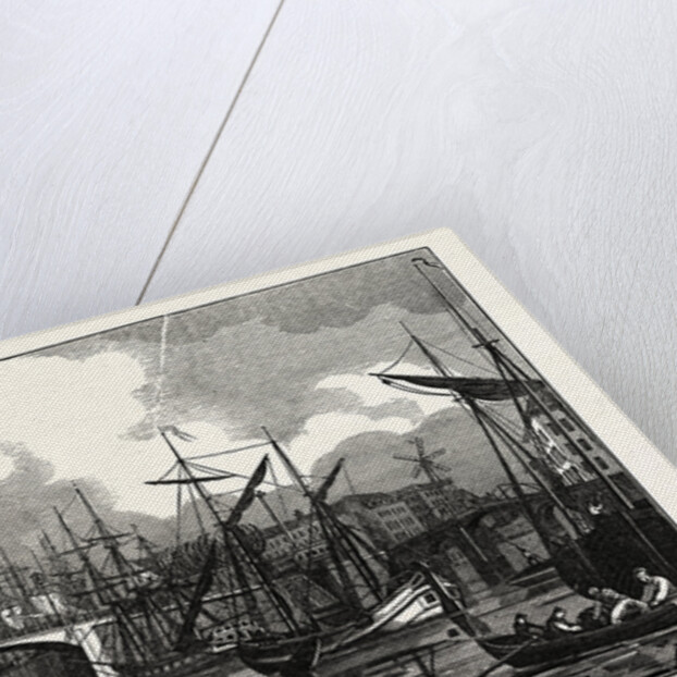 Hull, in Yorkshire. View of the North Bridge by Anonymous