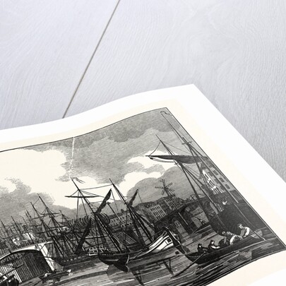 Hull, in Yorkshire. View of the North Bridge by Anonymous