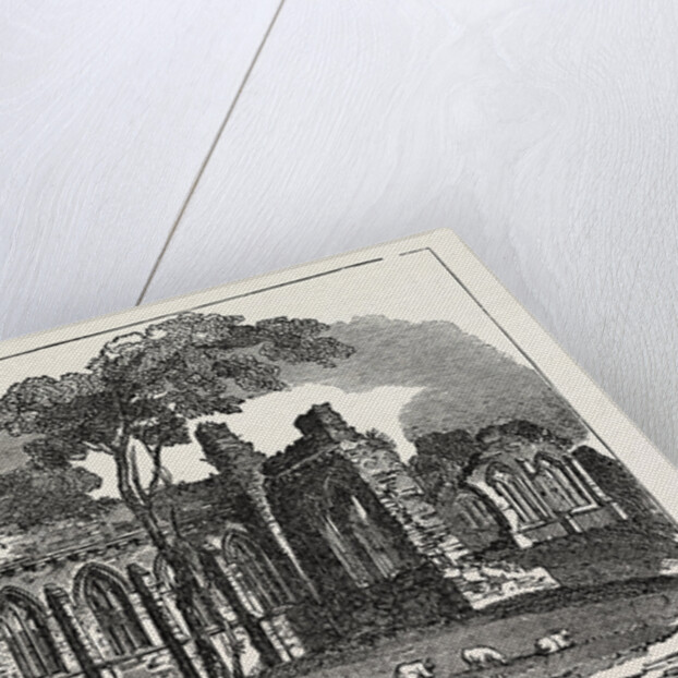 Egglestone Abbey, on the Southern (Yorkshire) Bank of the River Tees in County Durham, England by Anonymous