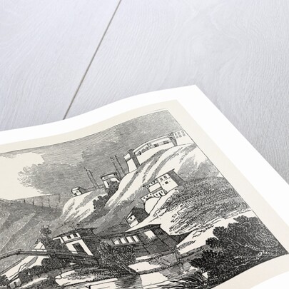 Fir Bridge and Castle of Wandipore, Thibet by Anonymous